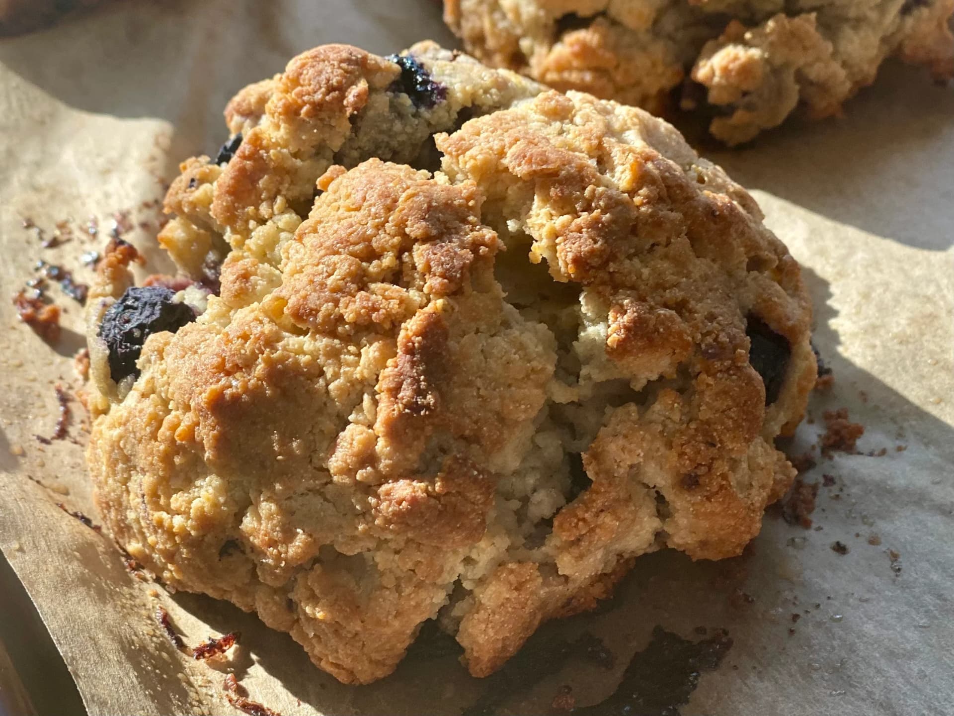 Pure Pastry at a farmers market — the season's new scone drop